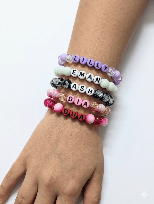 Poly Chromic Personalized Name Bracelet - Lahore Electronics