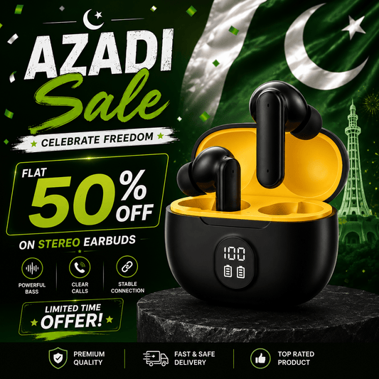 Stereo TWS Earbuds - Lahore Electronics