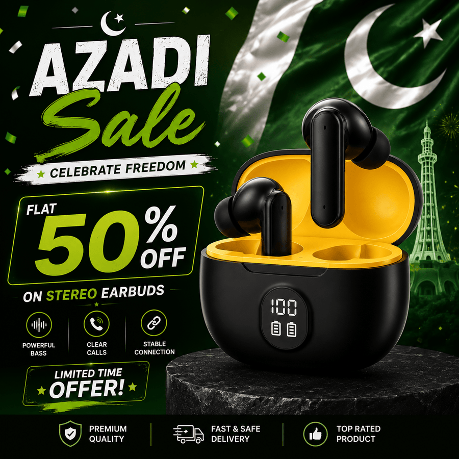 Stereo TWS Earbuds - Lahore Electronics