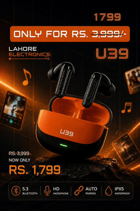 U39 Wireless Earbuds - Lahore Electronics